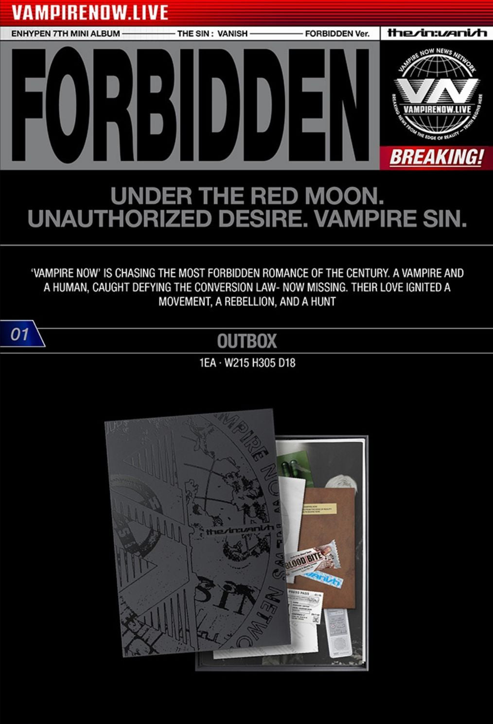 ENHYPEN - THE SIN: VANISH + ALADIN Gift Nolae