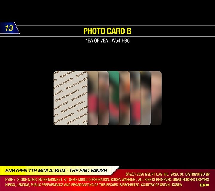 ENHYPEN - THE SIN: VANISH Nolae
