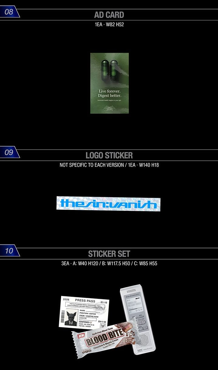 ENHYPEN - THE SIN: VANISH + Tower Record Gift Nolae