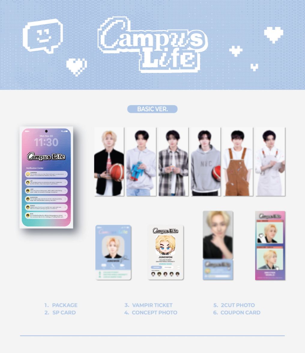 ENHYPEN - WORLD COUPON CARD COLLECTION (CAMPUS LIFE VER.) Nolae