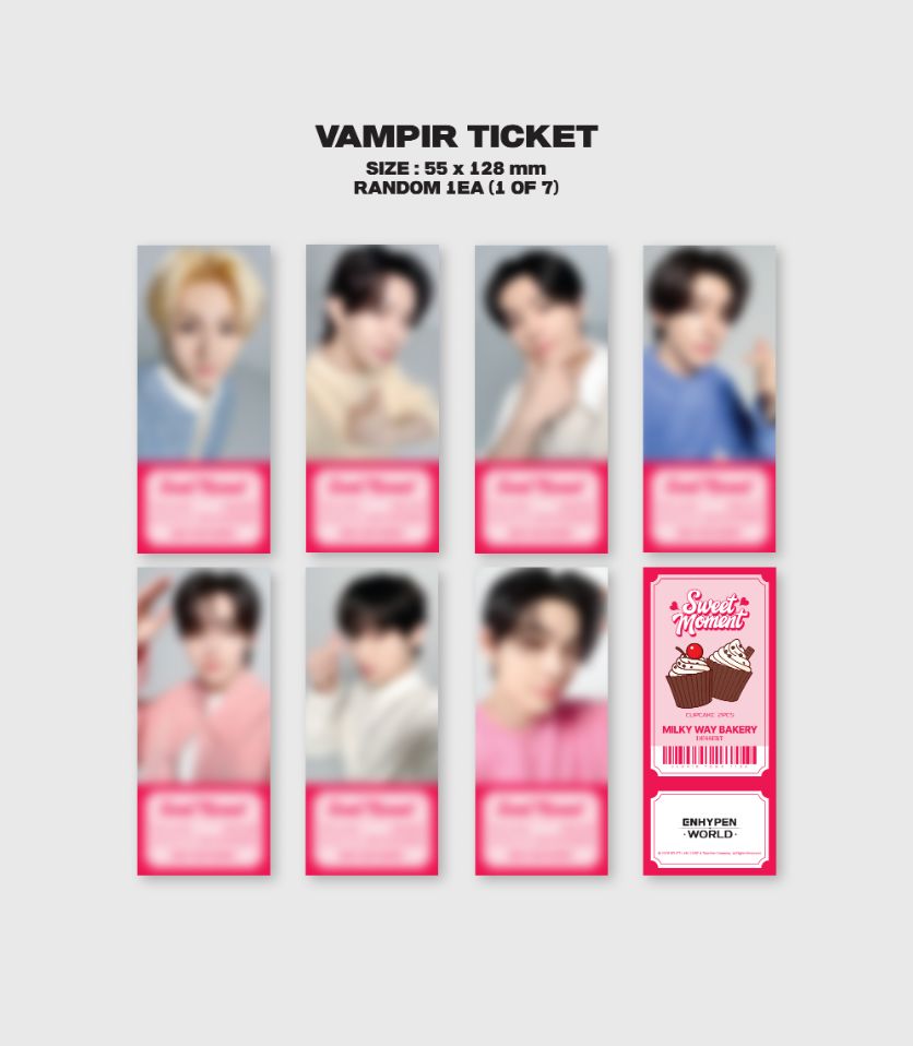 ENHYPEN WORLD ☆ SWEET MOMENT ソンフンセット ENHYPEN World Coupon Card Collection (Sweet Moment Gift Ver