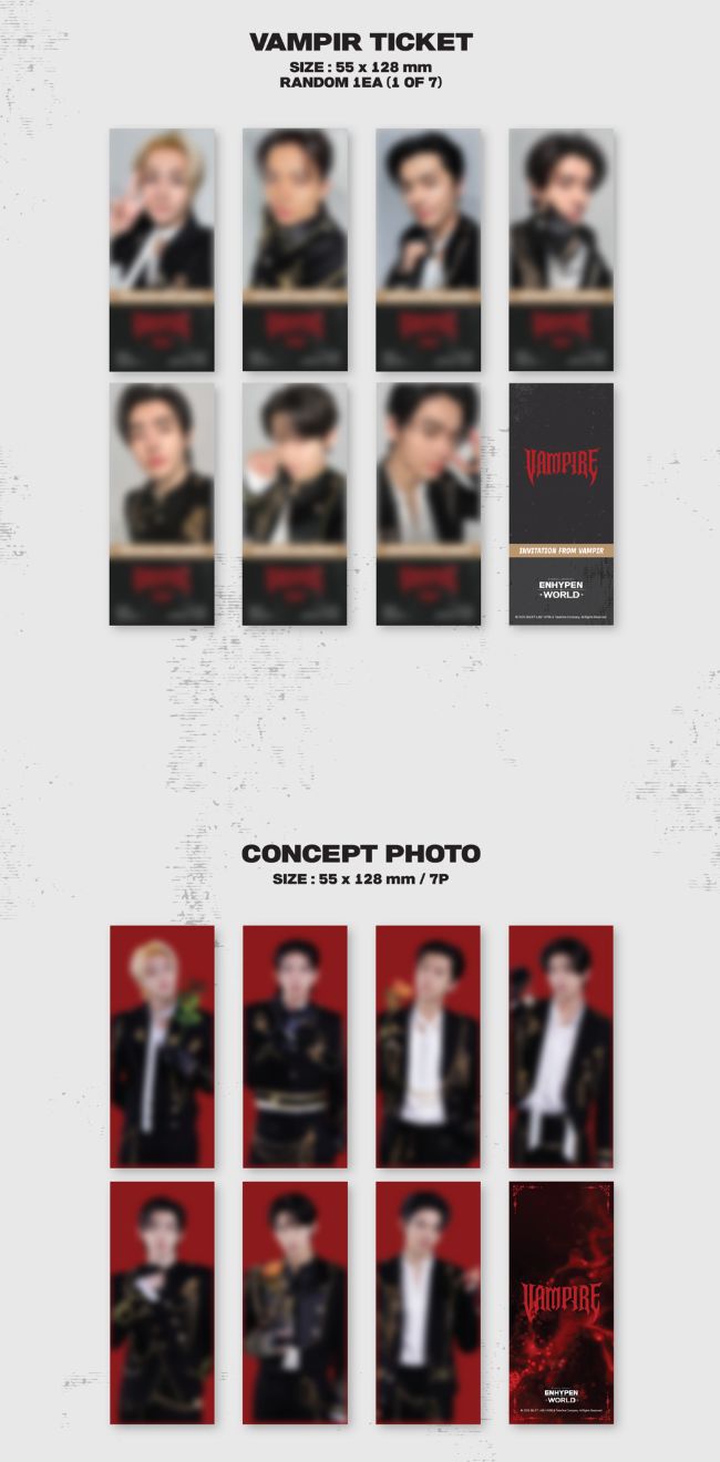 ENHYPEN - WORLD COUPON CARD COLLECTION (VAMPIRE VER.) Nolae