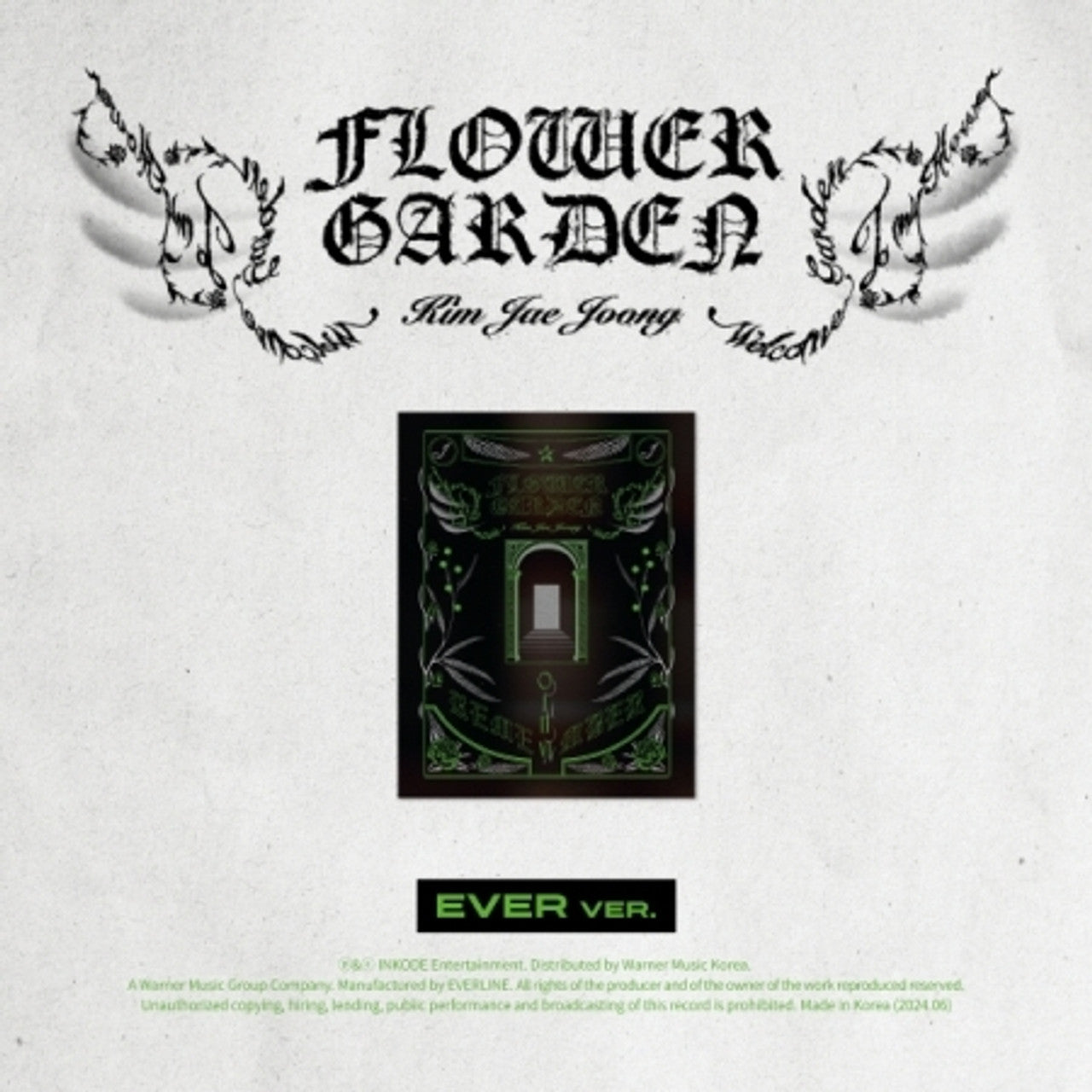 KIM JAE JOONG - FLOWER GARDEN (VOL.4) EVER VER.