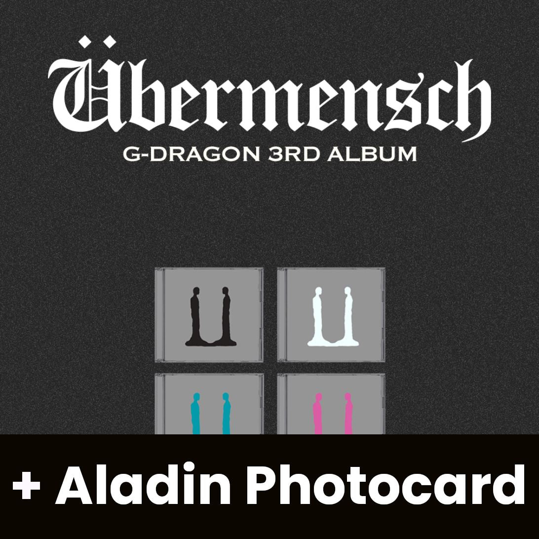 G-DRAGON - ÜBERMENSCH (MINI JEWEL VER.) + Aladin Photocard Nolae