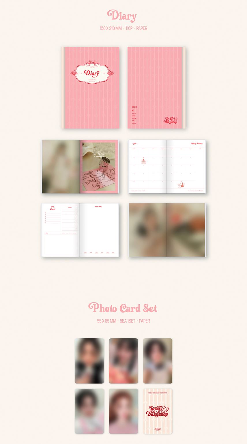 (G)I-DLE - 2025 SEASON’S GREETINGS (LOVELY BAKESHOP) Nolae