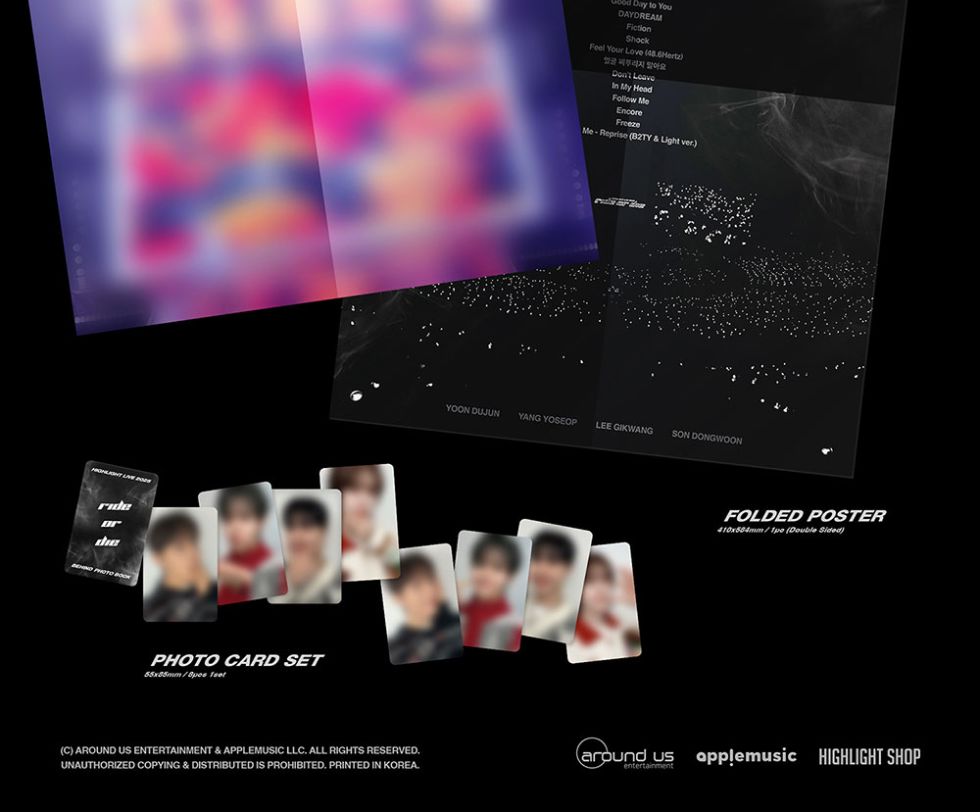 HIGHLIGHT - HIGHLIGHT LIVE 2025 (RIDE OR DIE) BEHIND PHOTO BOOK Nolae