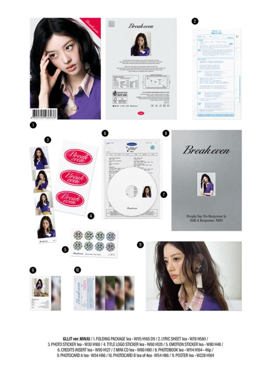 ILLIT - BREAK EVEN (GLLIT VER.) + Apple Music Gift Nolae