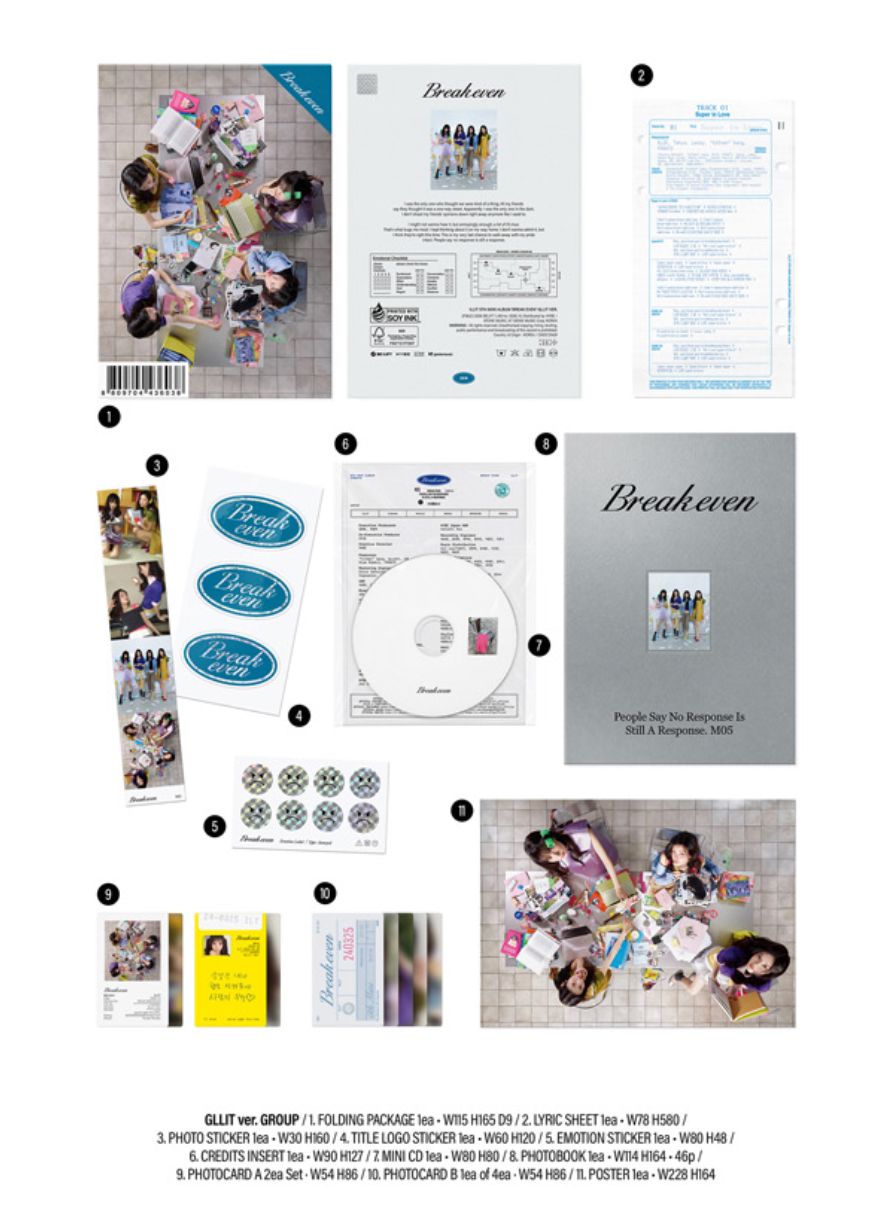 ILLIT - BREAK EVEN (GLLIT VER.) + Apple Music Gift Nolae