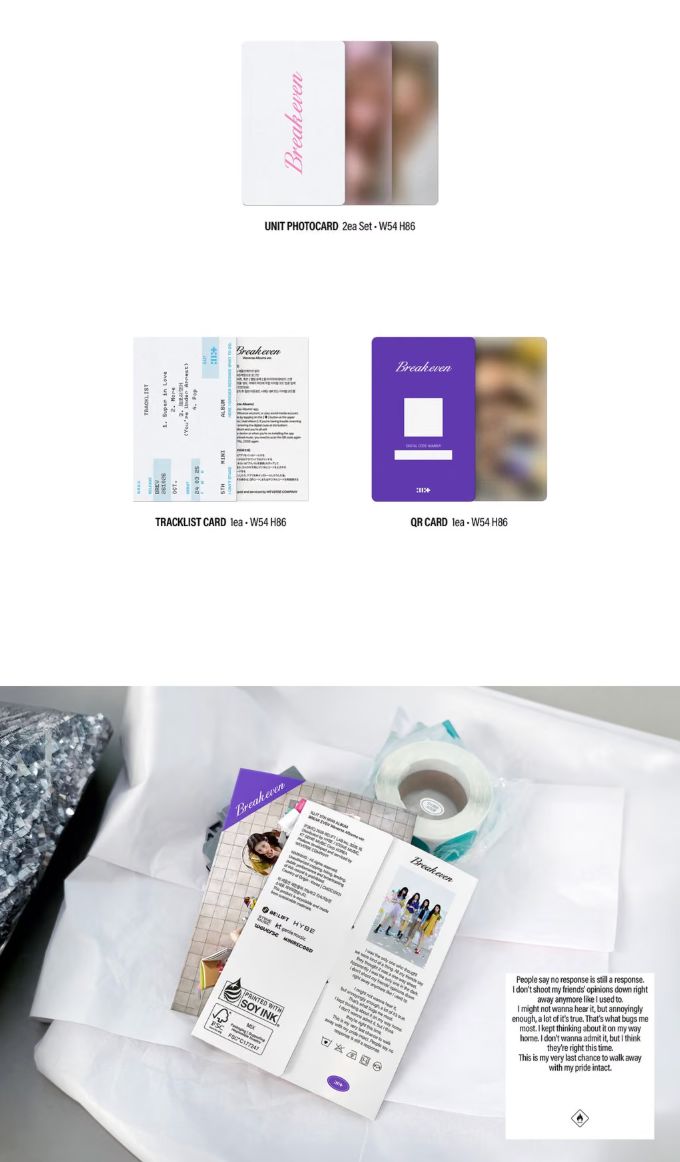 ILLIT - BREAK EVEN (WEVERSE ALBUMS VER.) Nolae