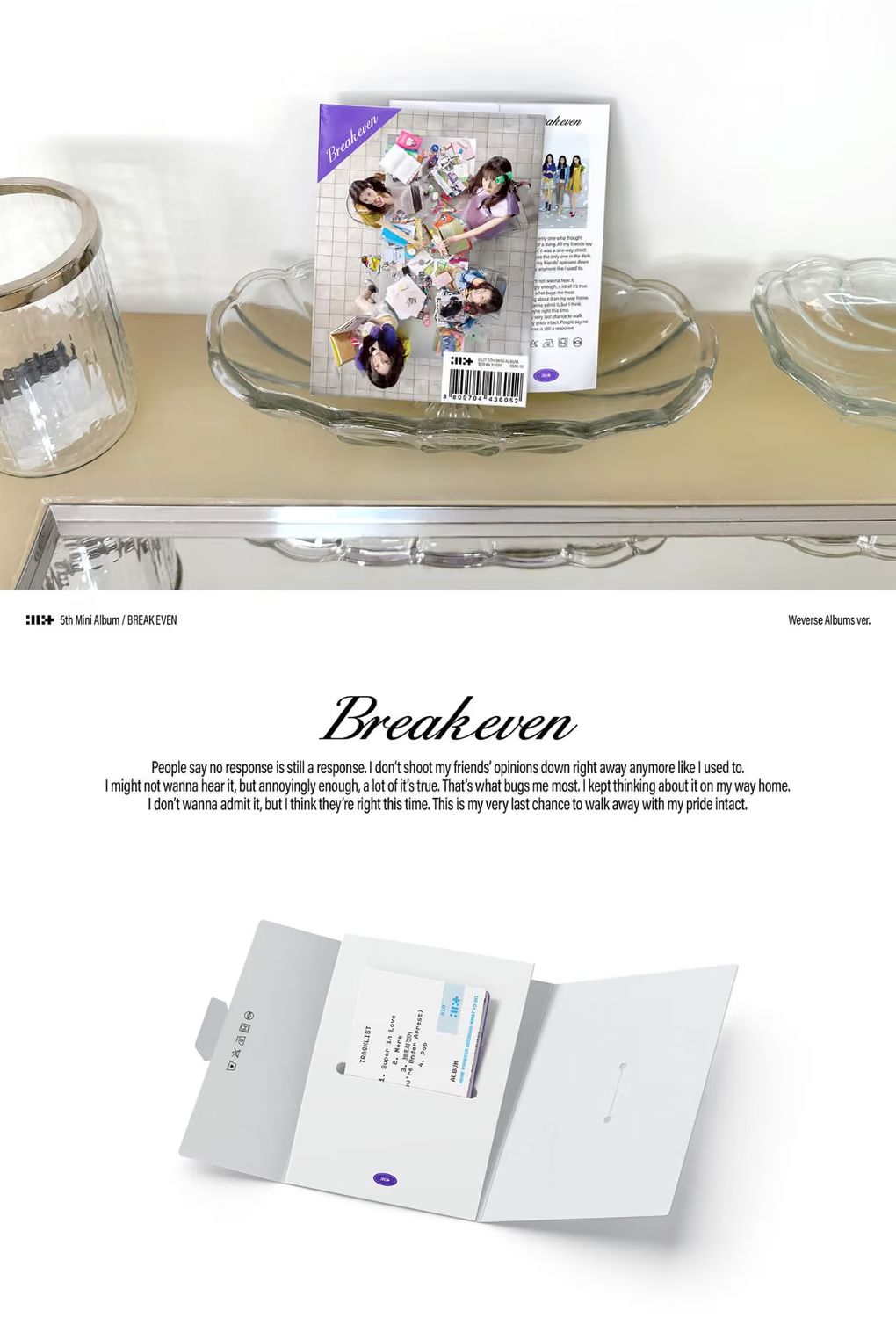 ILLIT - BREAK EVEN (WEVERSE ALBUMS VER.) Nolae