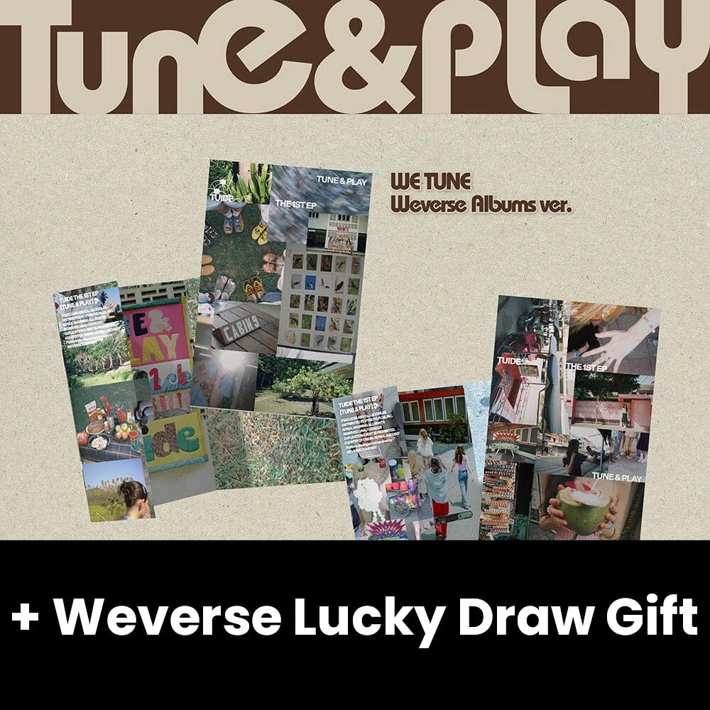 TUIDE - TUNE & PLAY (WEVERSE ALBUMS VER.) SET + Weverse Lucky Draw 2 Gift