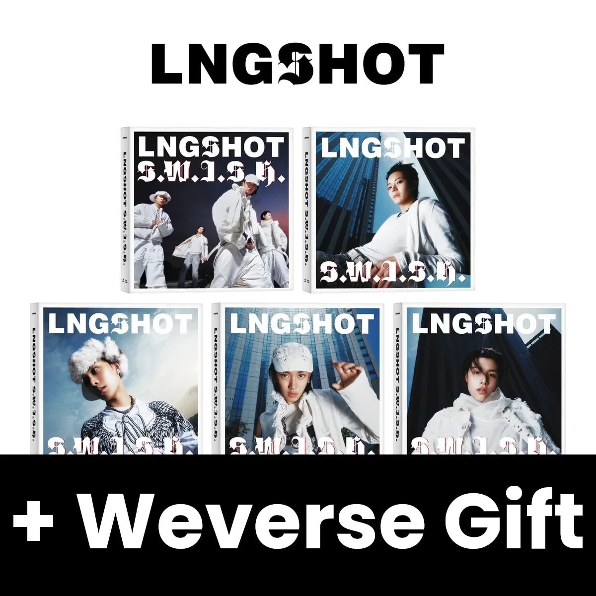 LNGSHOT - S.W.I.S.H. (STANDARD VER.) SET + Weverse Gift