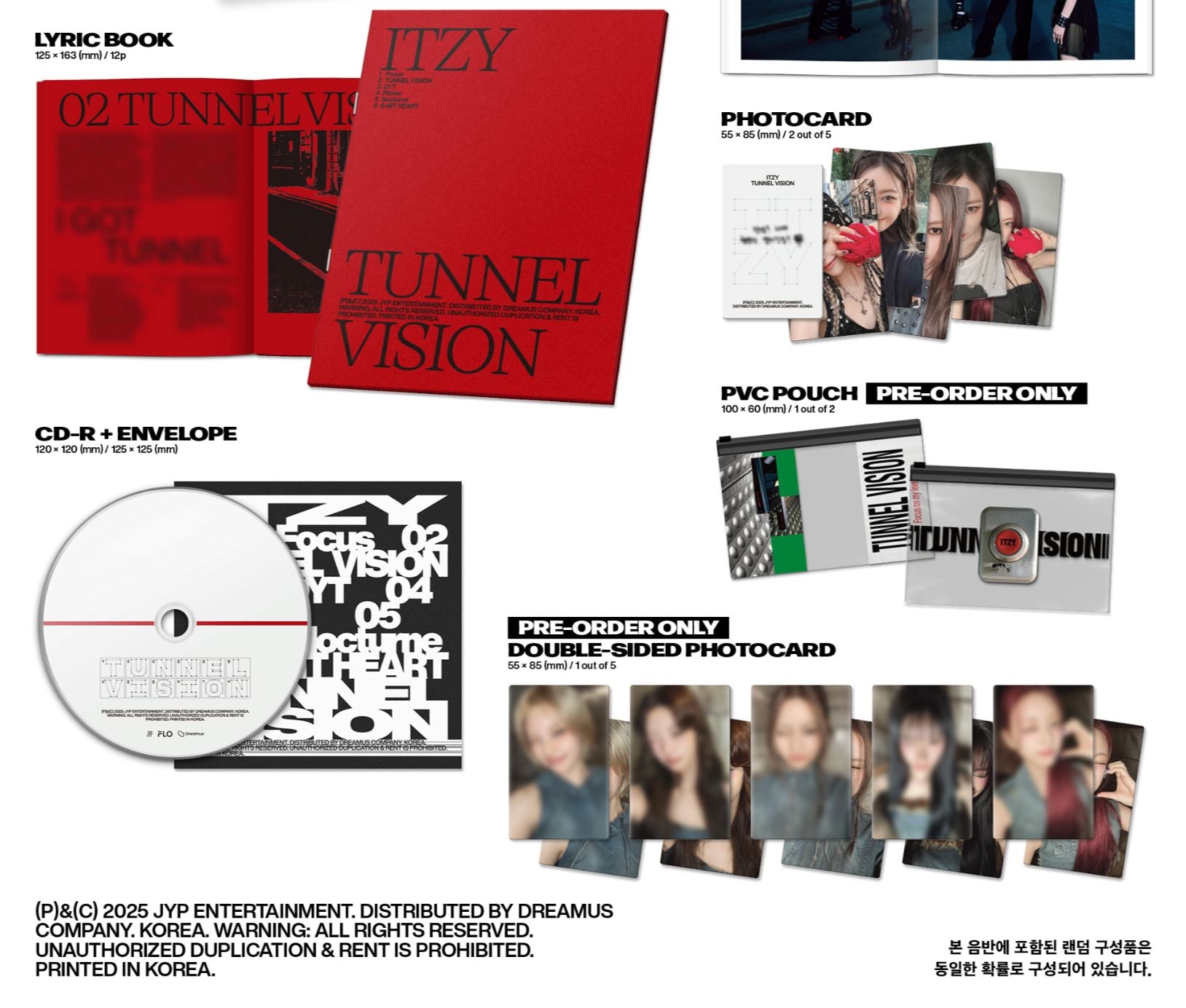 ITZY tunnel vision トレカ アルバム ITZY - TUNNEL VISION (BOX VER.)
