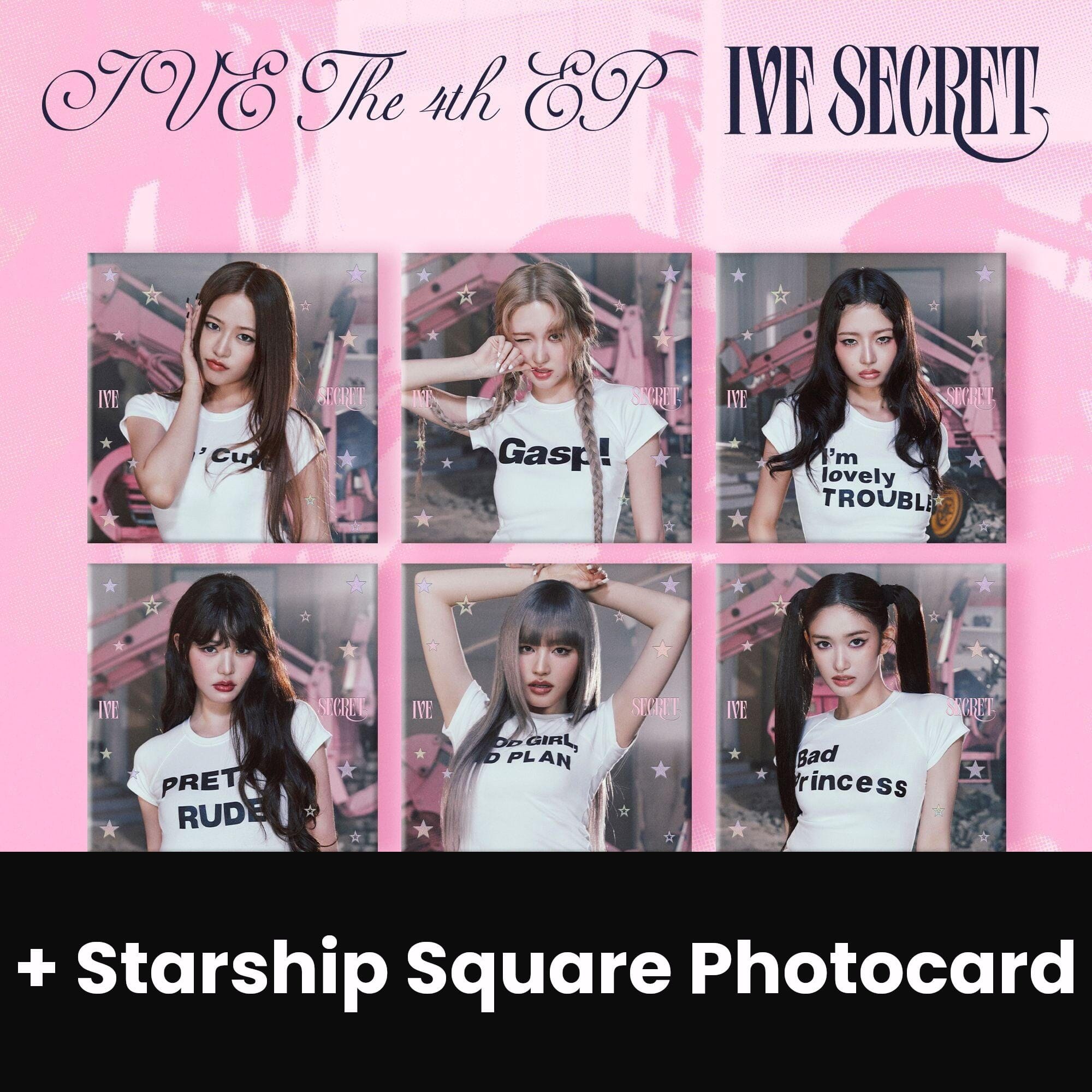 IVE - IVE SECRET (DIGIPACK VER.) + Starship Square Photocard Nolae