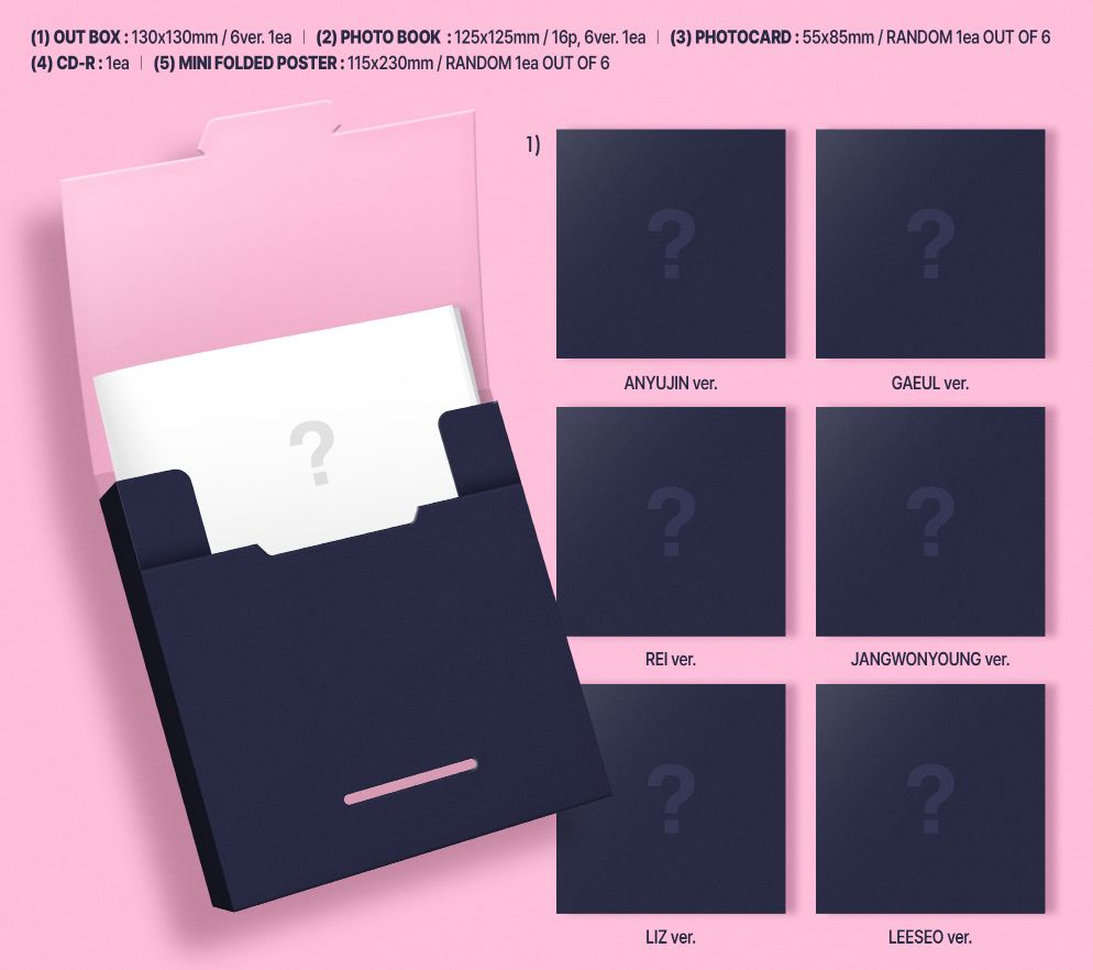 IVE - IVE SECRET (STANDARD & DIGIPACK SET) + Starship Square Photocards Nolae