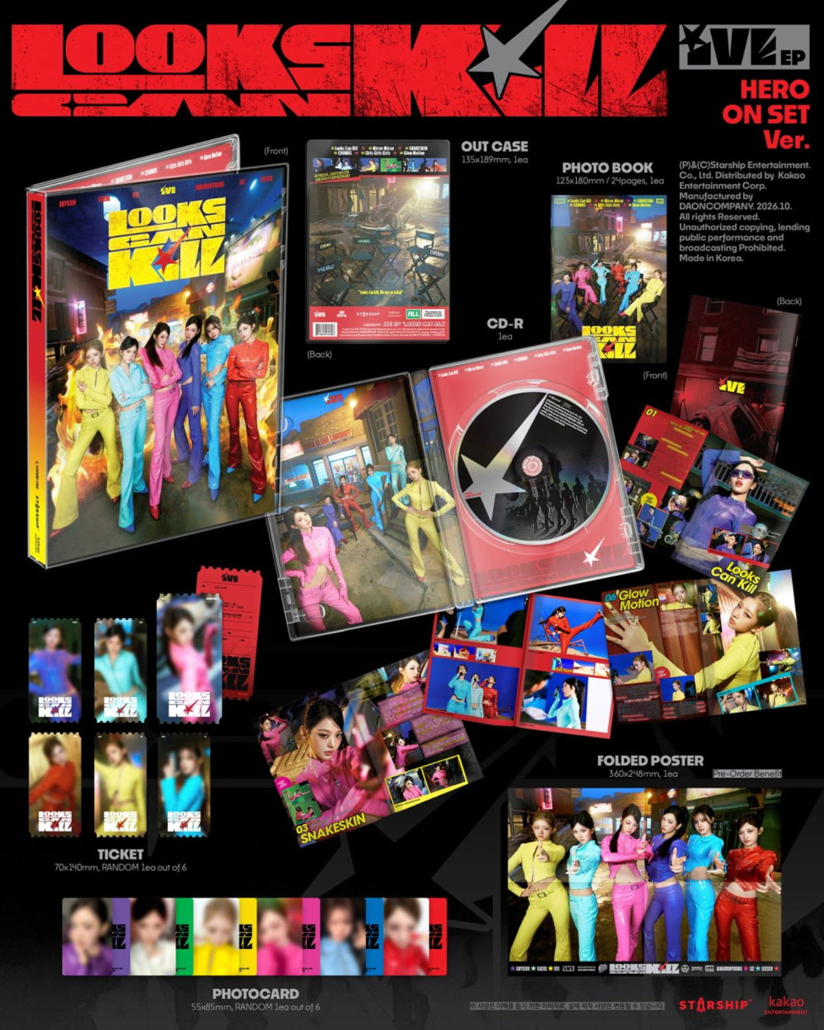IVE - LOOKS CAN KILL + Apple Music Gift Nolae