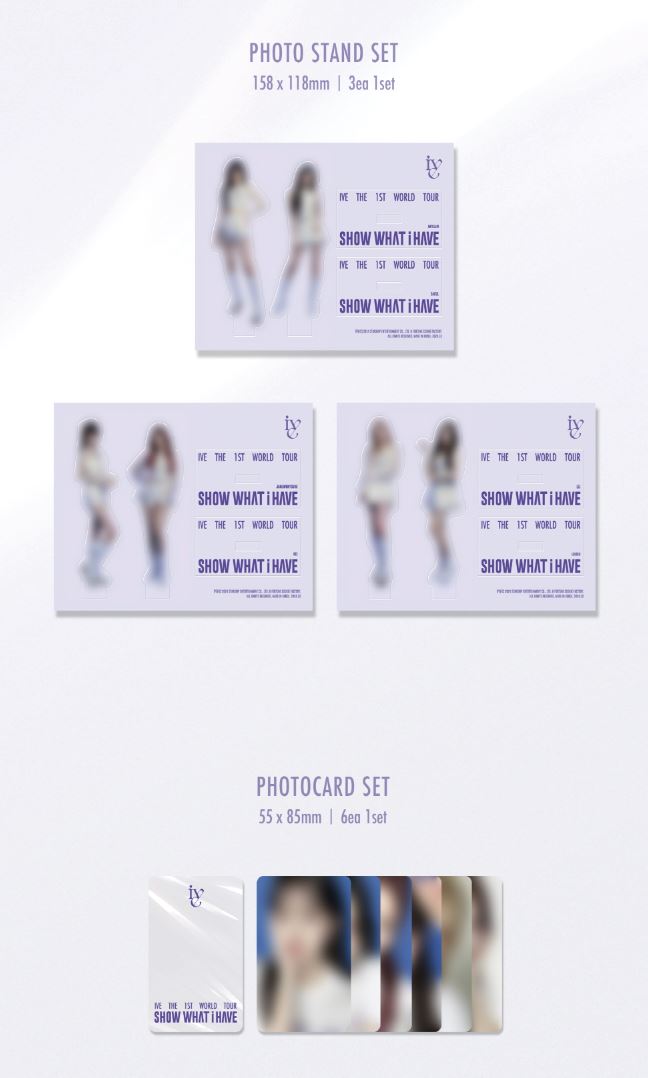 IVE - THE 1ST WORLD TOUR 'SHOW WHAT I HAVE' (DVD/ BLU-RAY/ KIT) + Starship Photocard Nolae