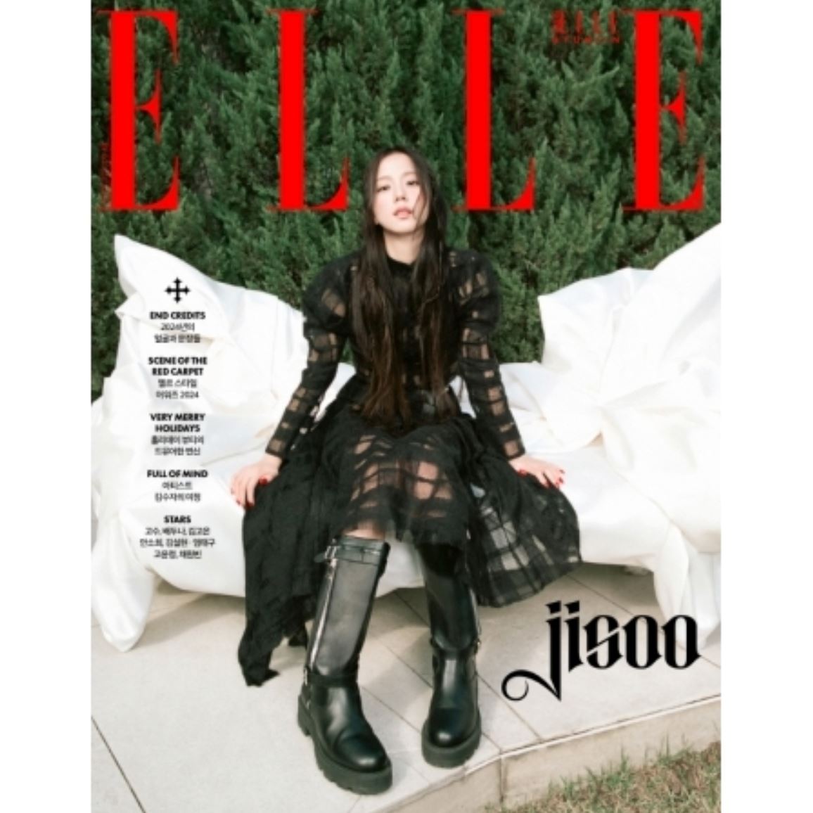 JISOO (BLACKPINK) - ELLE (2024.12.) + HYUNJIN (SKZ) - SUPER ELLE BOOK Nolae