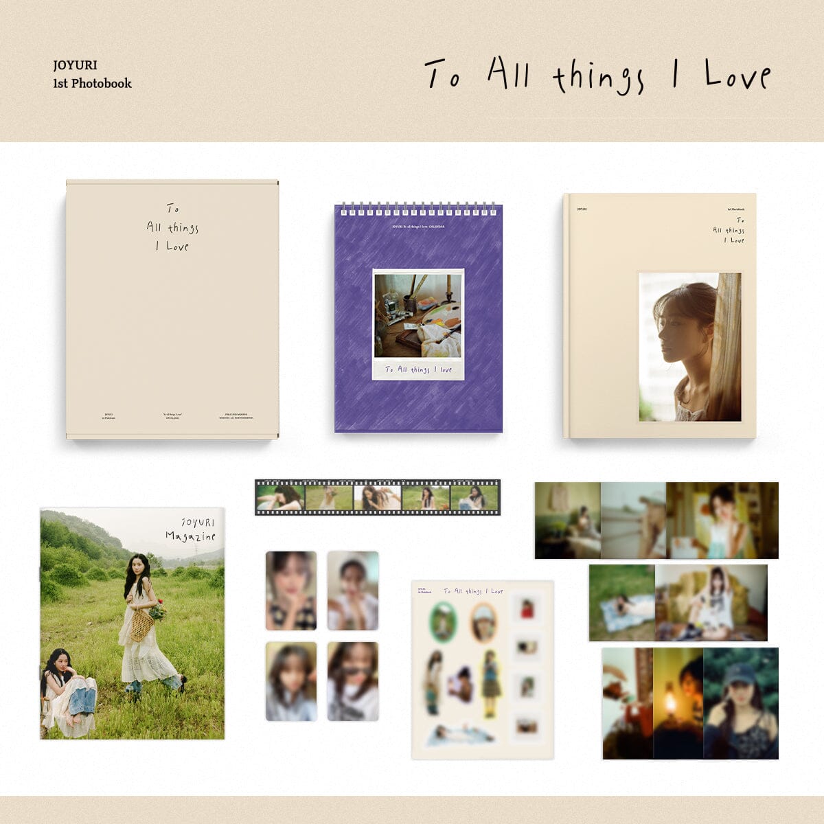 JO YURI - TO ALL THINGS I LOVE (1ST PHOTOBOOK) Nolae Kpop