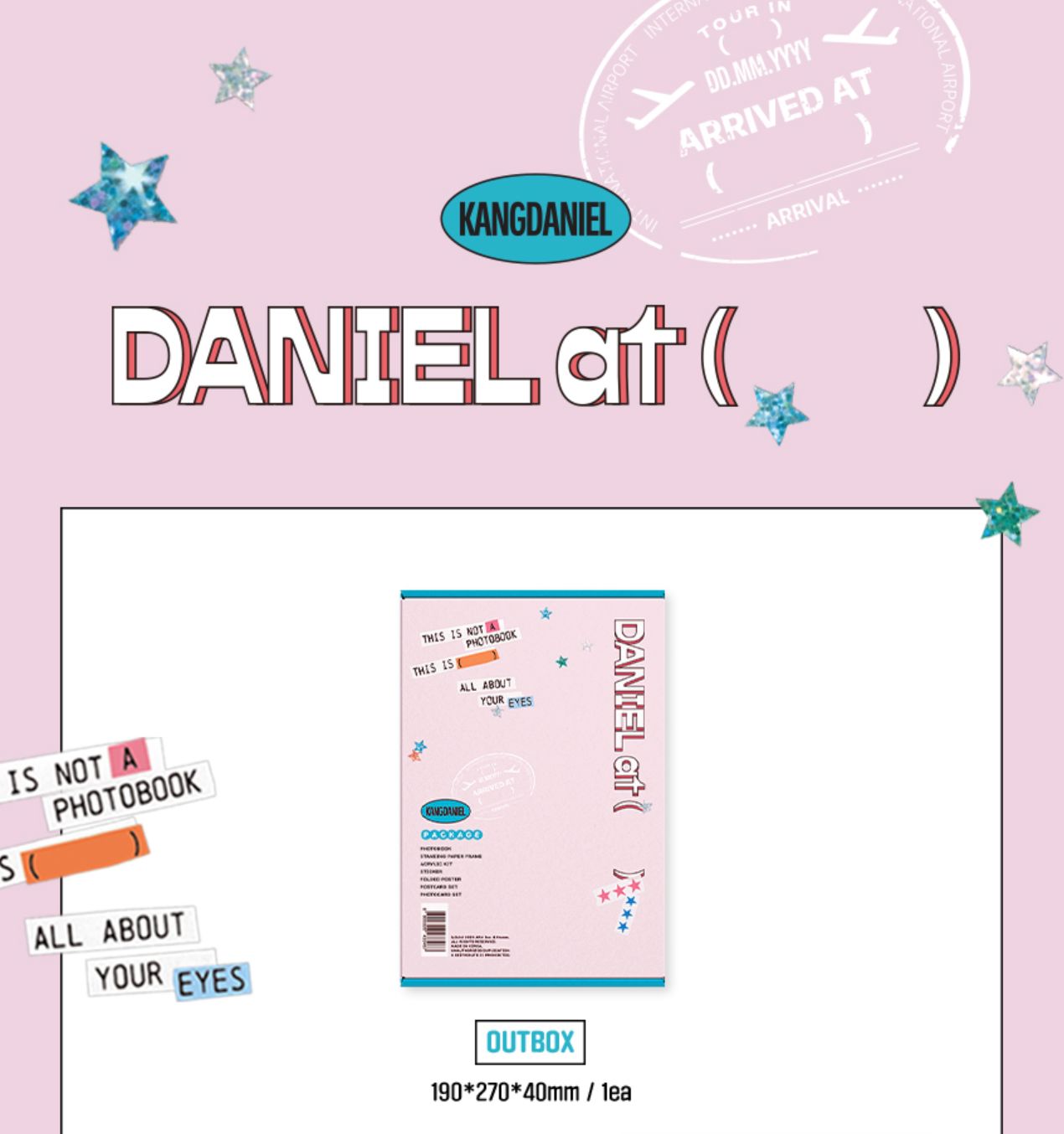 KANG DANIEL - DANIEL AT ( ) (PHOTOBOOK) Nolae