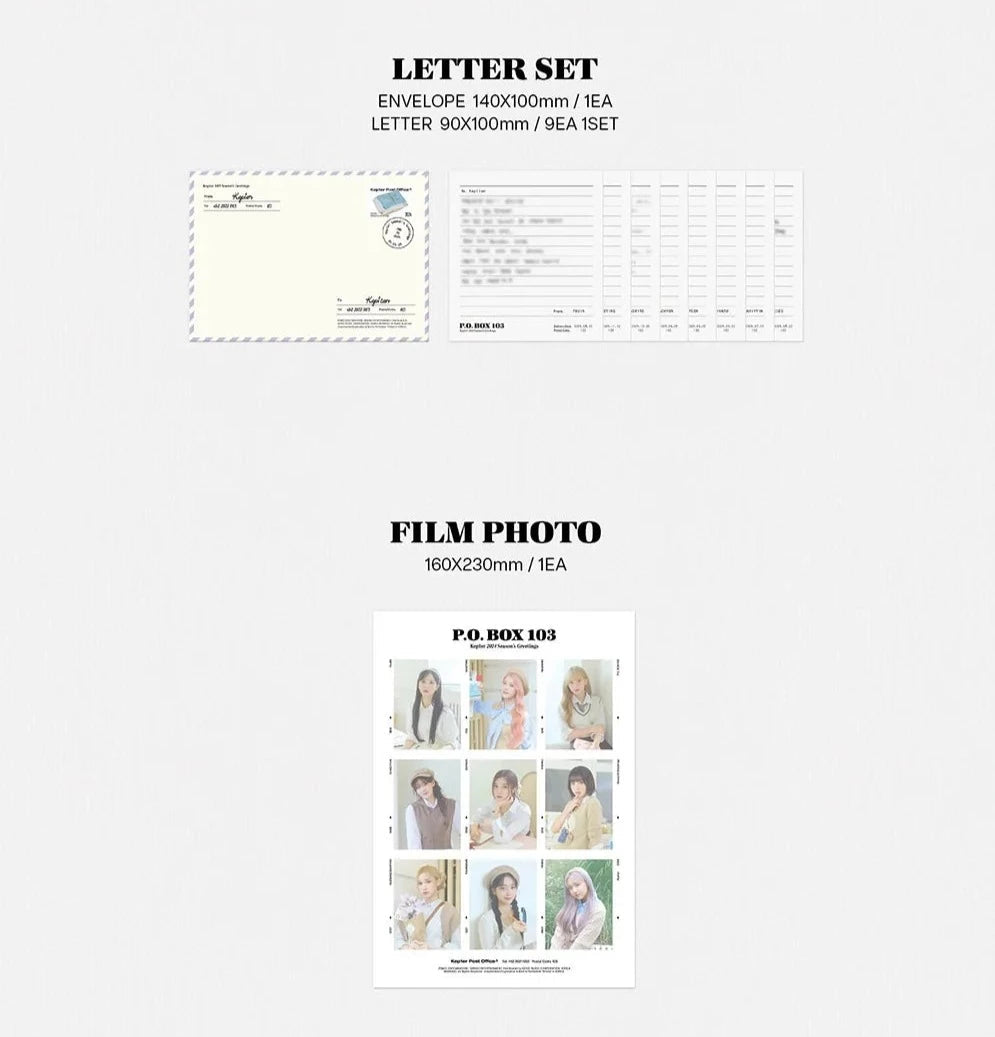 KEP1ER - 2024 SEASON'S GREETINGS (P.O. BOX 103) Nolae