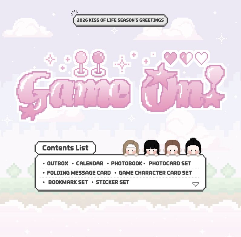 KISS OF LIFE - 2026 SEASON'S GREETINGS (GAME ON!) + Extra Photocard Nolae