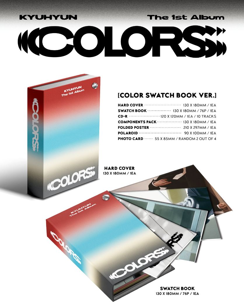 KYUHYUN - COLORS (COLOR SWATCH BOOK VER.) Nolae