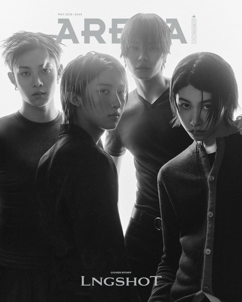 lngshot arena 雑誌　ルイ　オユル　リュル　magazine LNGSHOT - ARENA HOMME+ (MAY 2026)
