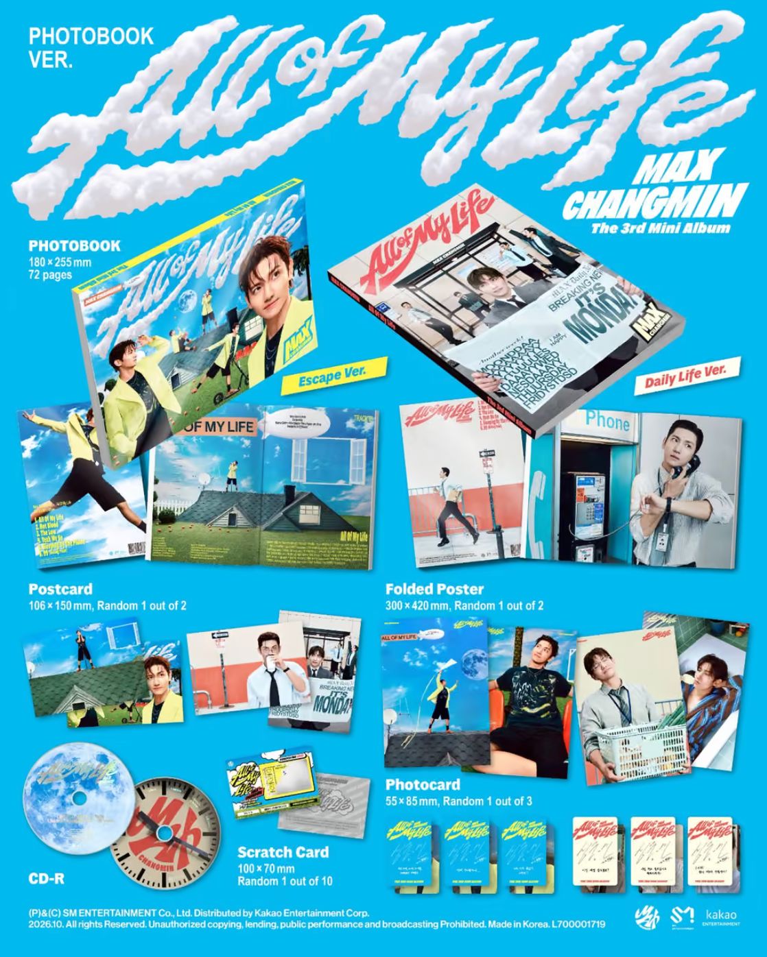 MAX CHANGMIN (TVXQ!) - ALL OF MY LIFE (PHOTOBOOK VER.) Nolae