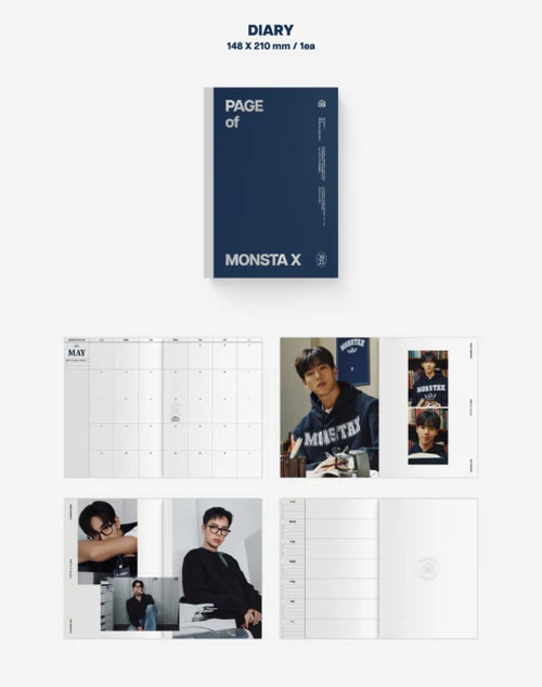 MONSTA X - 2025 SEASON'S GREETINGS (PAGE OF MONSTA X) + Soundwave Photocard Nolae