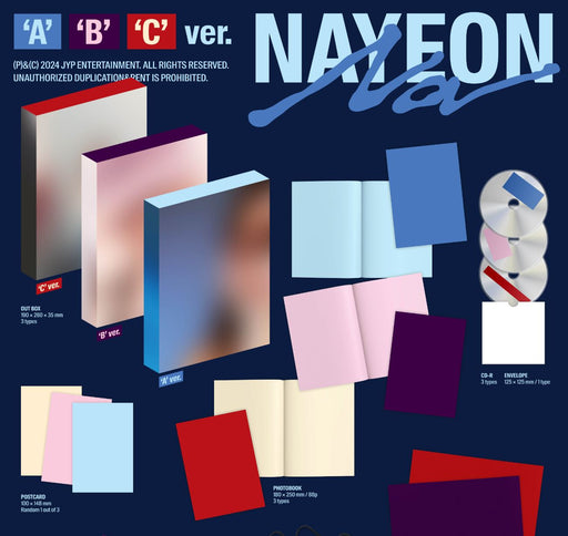 NAYEON (TWICE) - NA (THE 2ND MINI ALBUM) SET + JYP SHOP Gift Nolae
