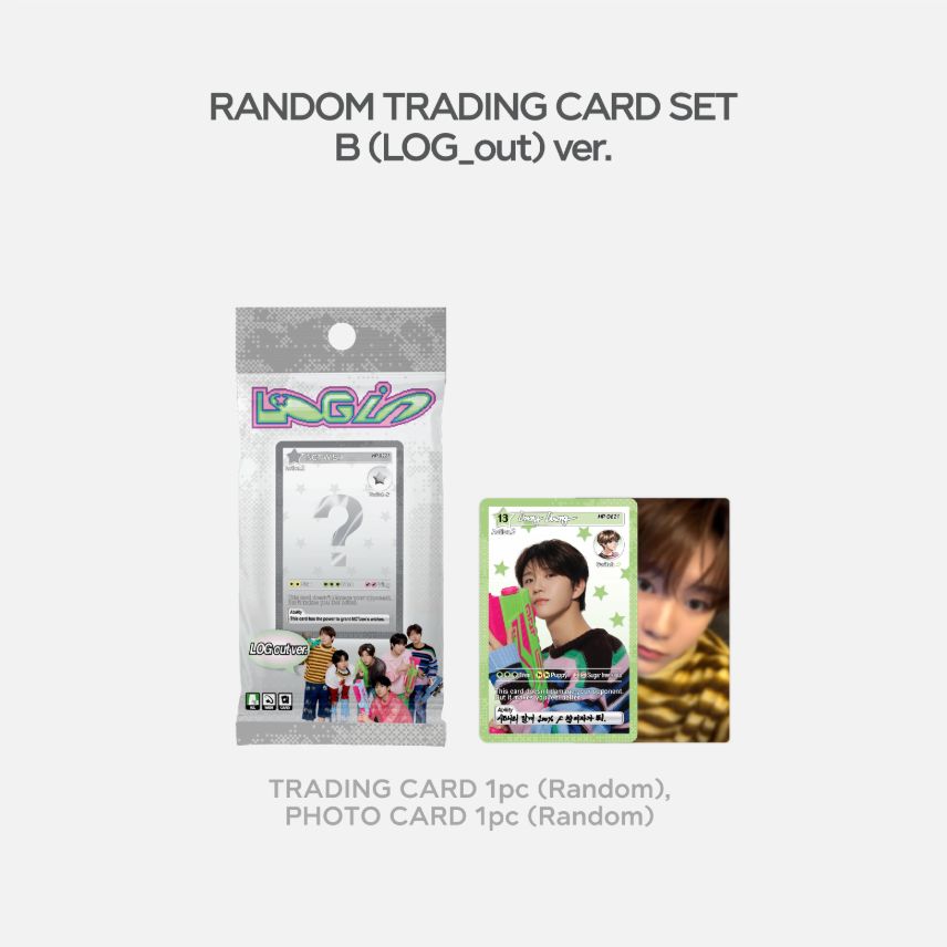 NCT WISH - RANDOM TRADING CARD SET (ASIA TOUR 'LOG IN' MD) Nolae