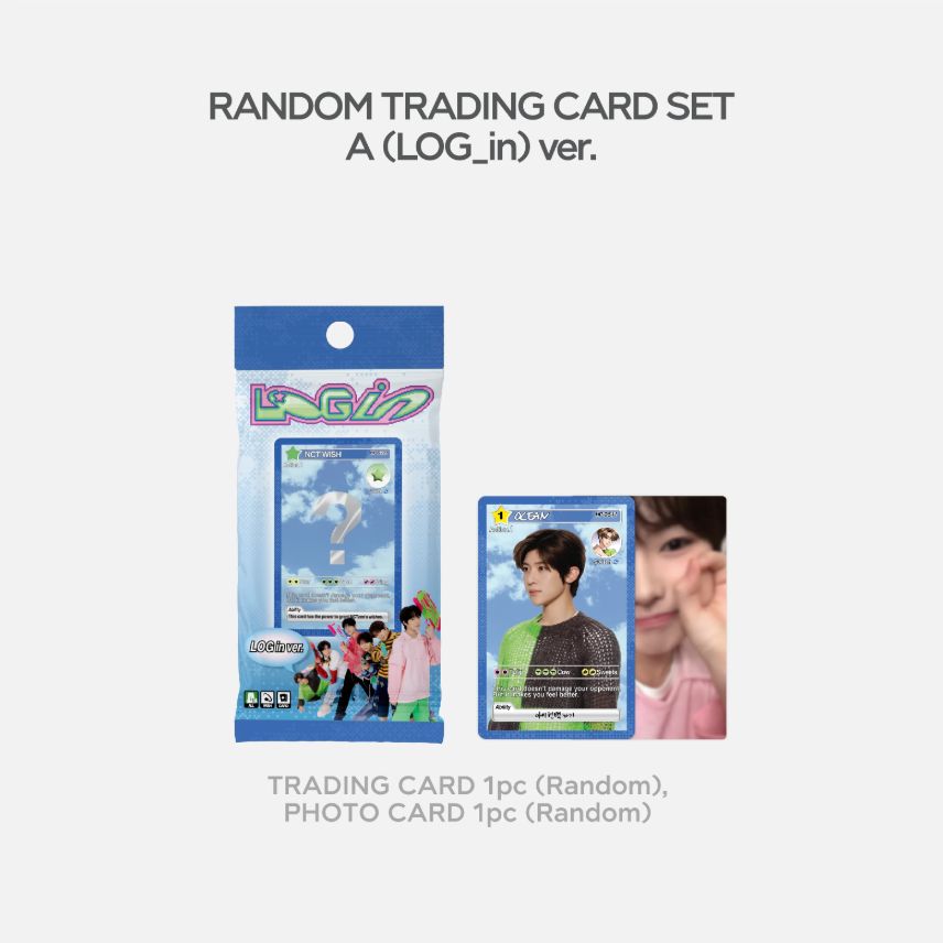 NCT WISH - RANDOM TRADING CARD SET (ASIA TOUR 'LOG IN' MD) Nolae