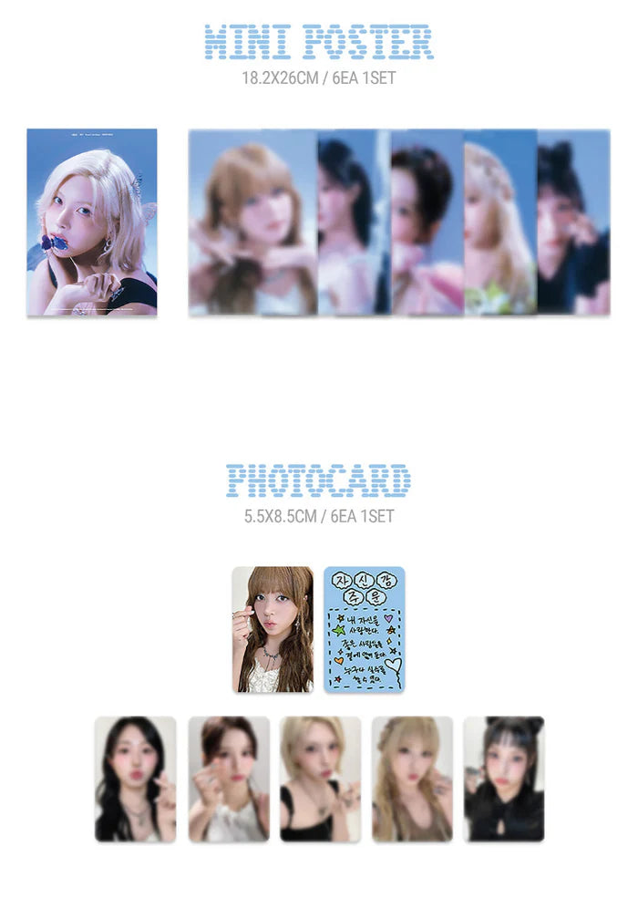 NMIXX - 2025 SEASON'S GREETINGS (FAIRY GIRLS) + JYP SHOP Photocard Set Nolae