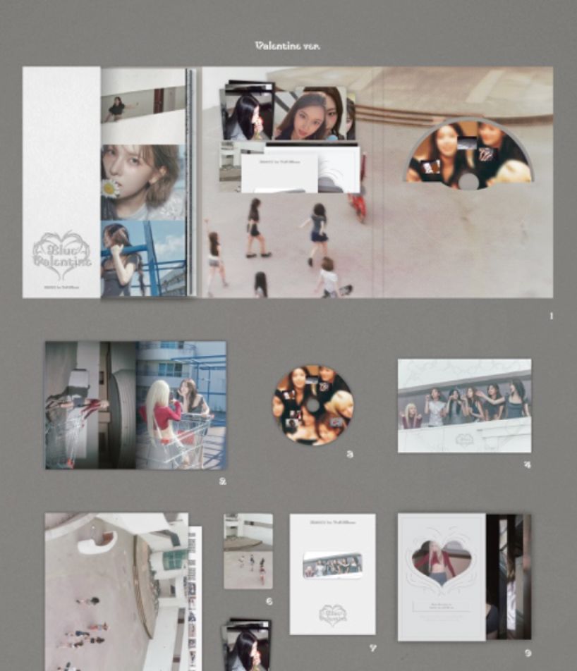 NMIXX - BLUE VALENTINE + FANS SHOP Photocard Nolae