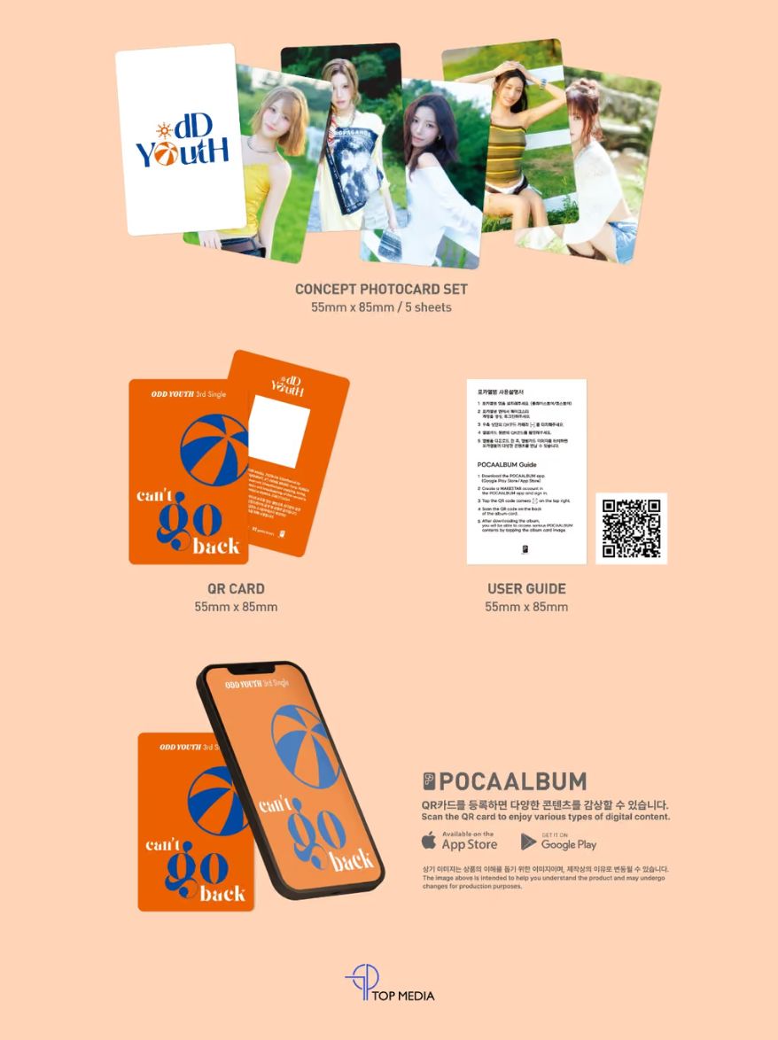 ODD YOUTH - CAN'T GO BACK (POCAALBUM BOX Ver.) Nolae