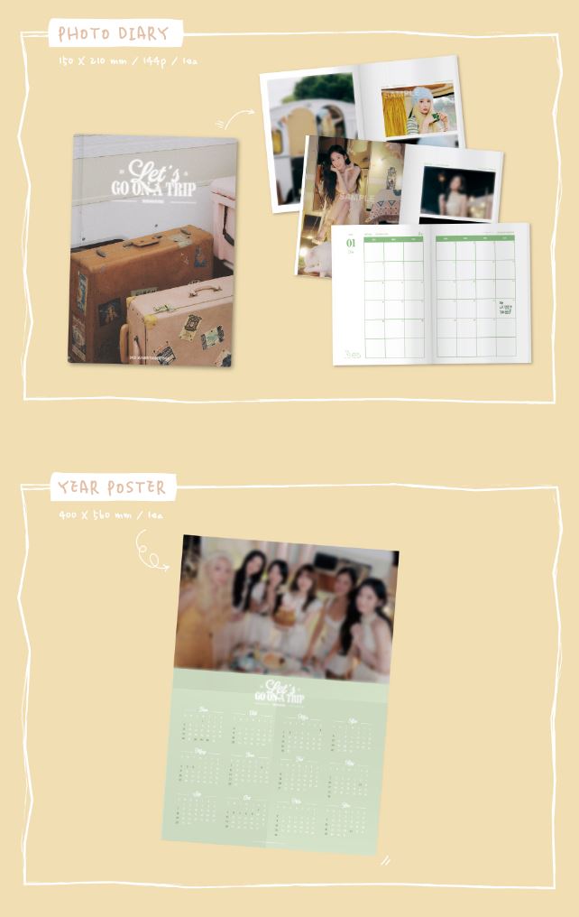 OH MY GIRL - 2025 SEASON'S GREETINGS (LET'S GO ON A TRIP) Nolae