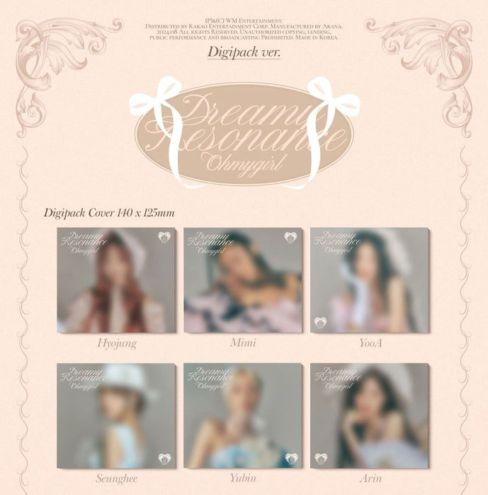 OH MY GIRL - DREAMY RESONANCE (DIGIPACK VER.) Nolae