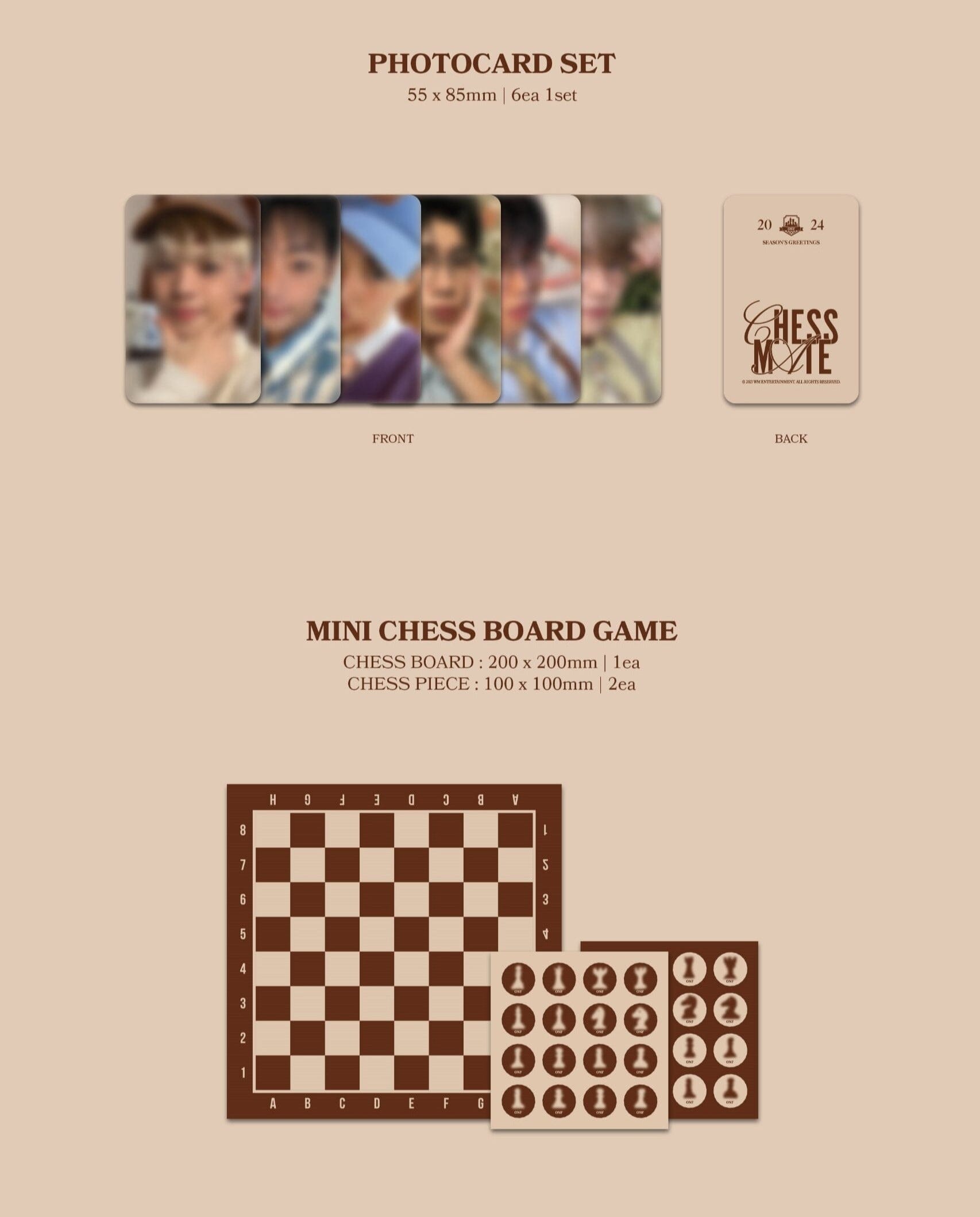 ONF - 2024 SEASON'S GREETINGS (CHESSMATE) Nolae Kpop