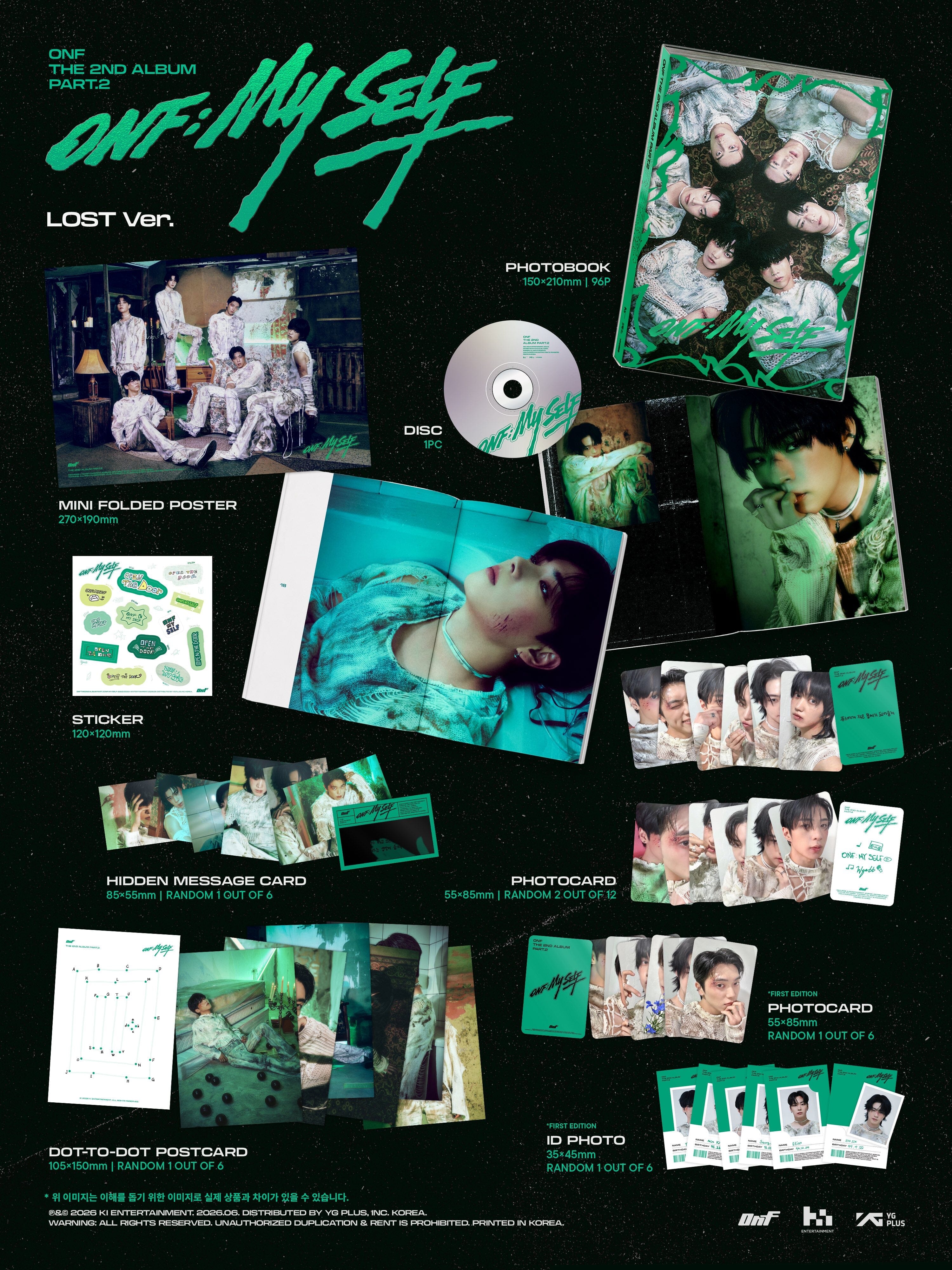 ONF - ONF:MY SELF (PHOTOBOOK VER.) Nolae