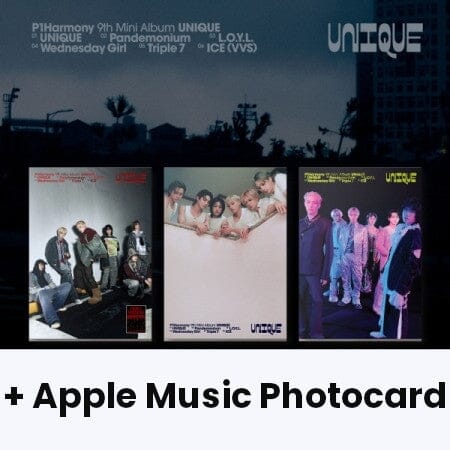 P1HARMONY - UNIQUE (PHOTO BOOK VER.) + Apple Music Photocard Nolae