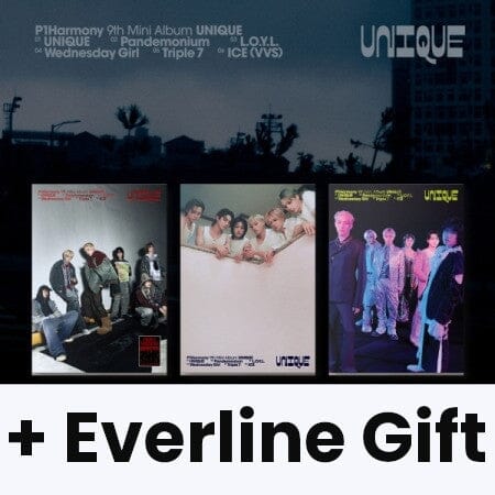 P1HARMONY - UNIQUE (PHOTO BOOK VER.) + Everline Gift Nolae