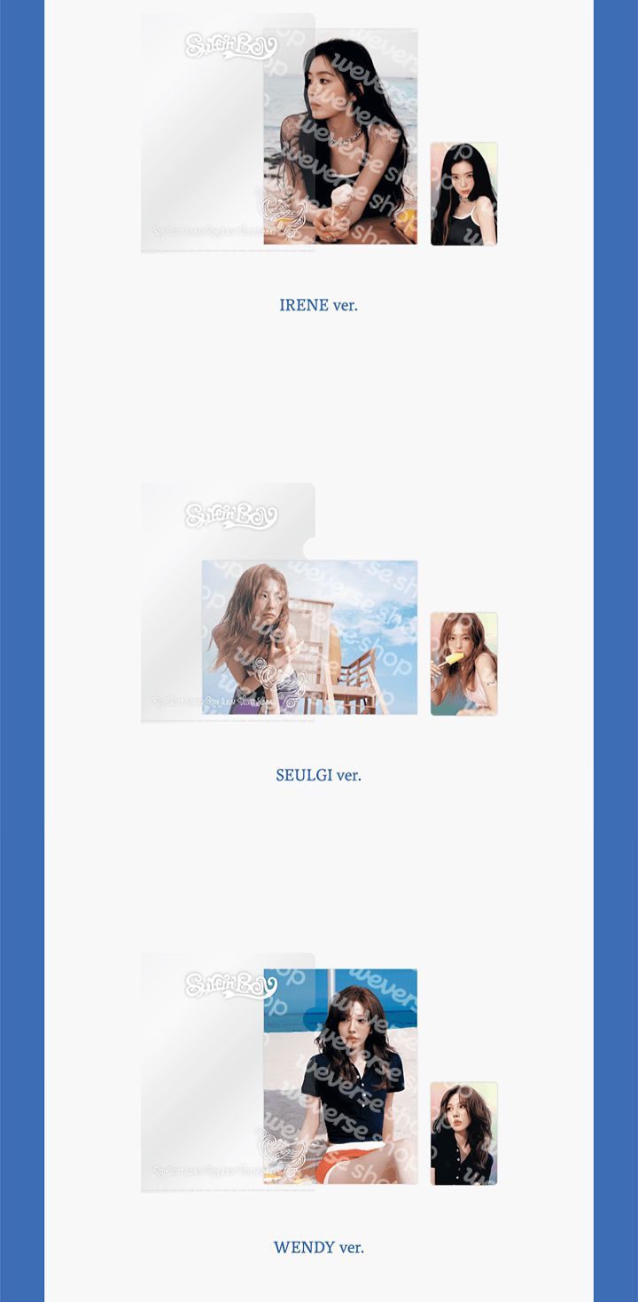 RED VELVET - Summer Mini Album [Velvet Summer] MD: PHOTO GOODS Nolae