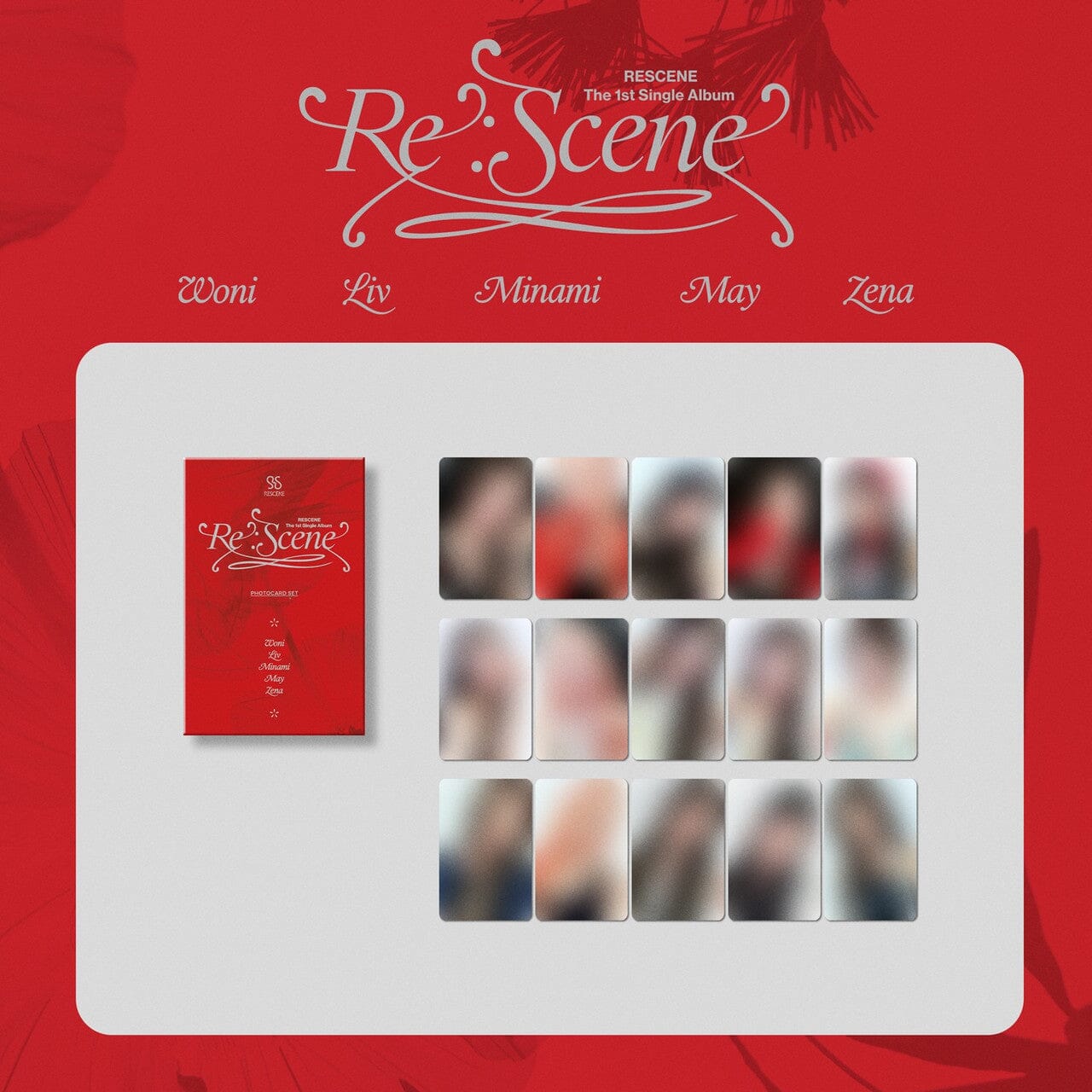 RESCENE - PHOTOCARD SET (OFFICIAL RE:SCENE MD) Nolae