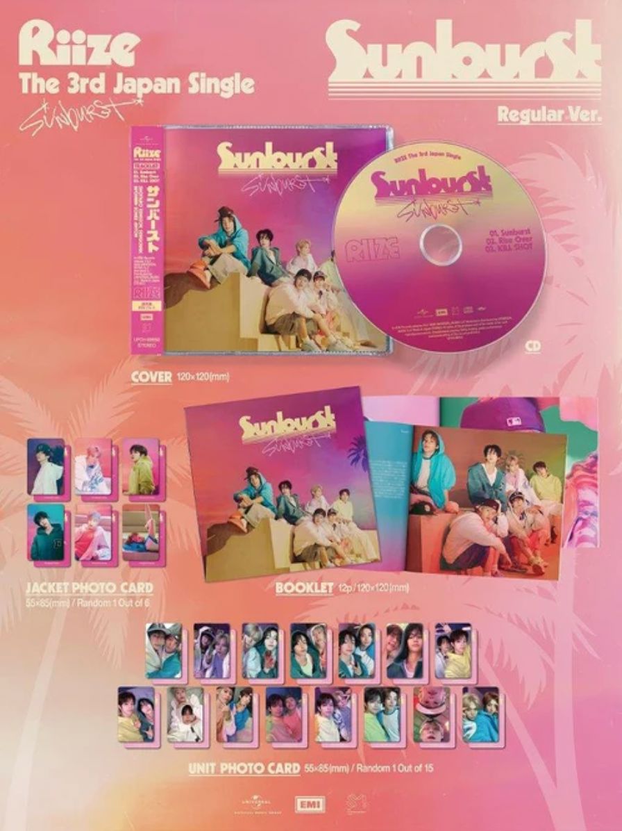 RIIZE - SUNBURST (THE 3RD JAPAN SINGLE) Nolae