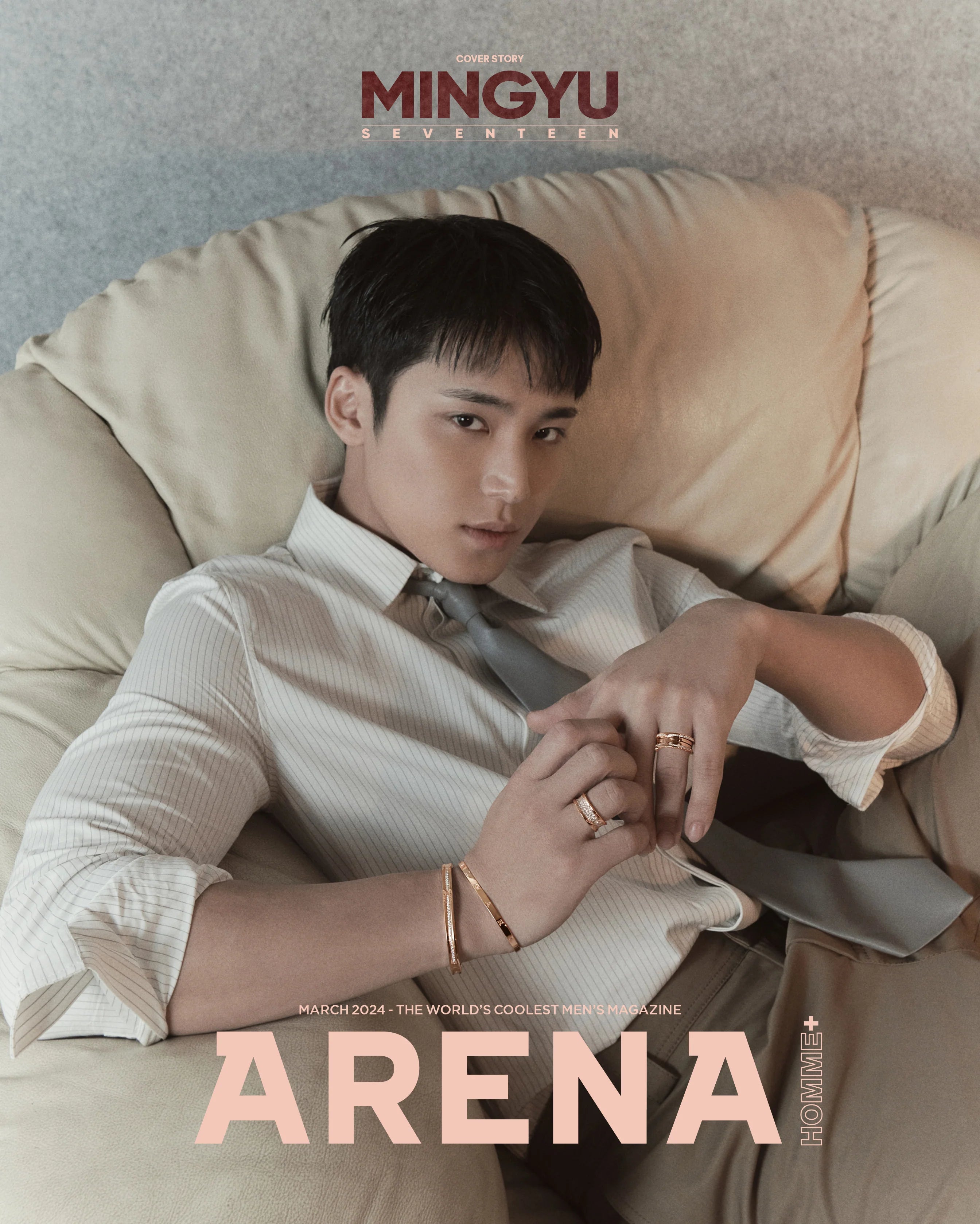 SEVENTEEN (MINGYU) - ARENA HOMME MAGAZINE 2024 MARCH ISSUE Nolae