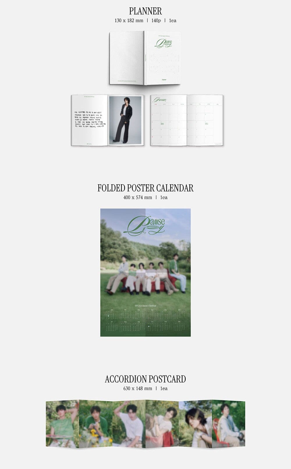 SF9 - 2026 SEASON'S GREETINGS + POB SOUNDWAVE PHOTOCARD