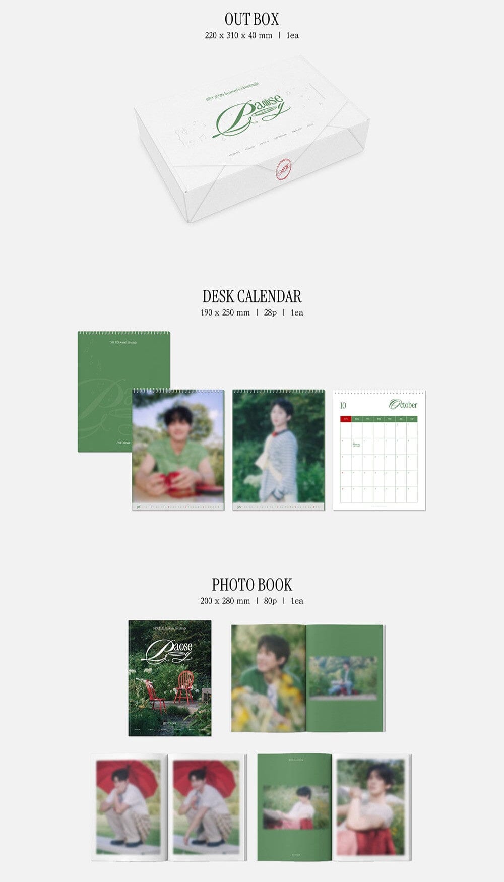 SF9 - 2026 SEASON'S GREETINGS + POB APPLE MUSIC PHOTOCARD Nolae