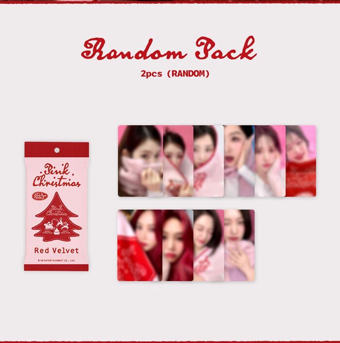 SM ARTISTS - PHOTO CARD RANDOM PACK (2024 PINK CHRISTMAS) Nolae