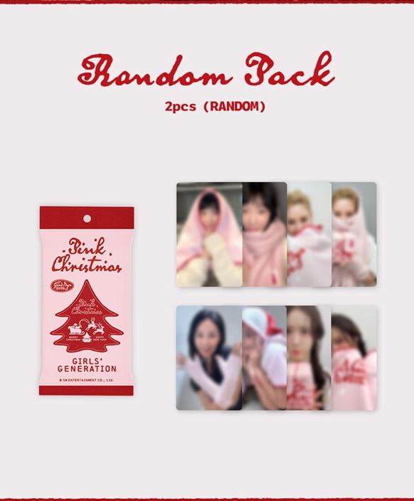 SM ARTISTS - PHOTO CARD RANDOM PACK (2024 PINK CHRISTMAS) Nolae